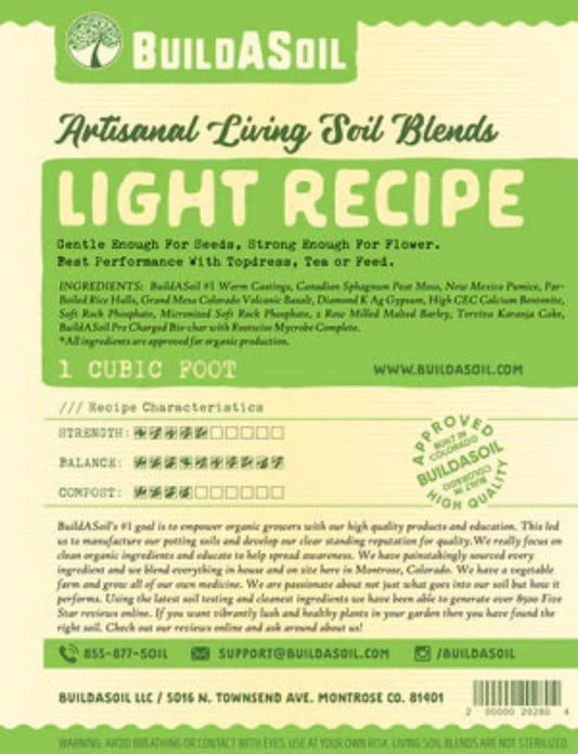 Build a Soil Light Recipe (1 cuft)